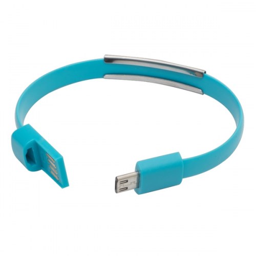 Bransoletka USB Bracelet, jasnoniebieski