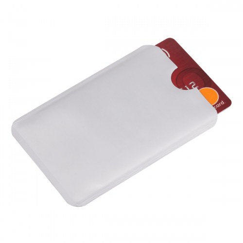 Etui na kartę zbliżeniową RFID Shield, srebrny