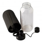 Szklana butelka Elan 1000 ml, czarny
