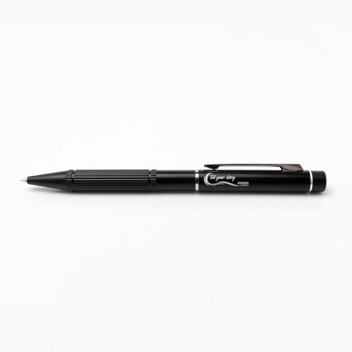 Długopis ze wskaźnikiem laserowym Stellar, czarny