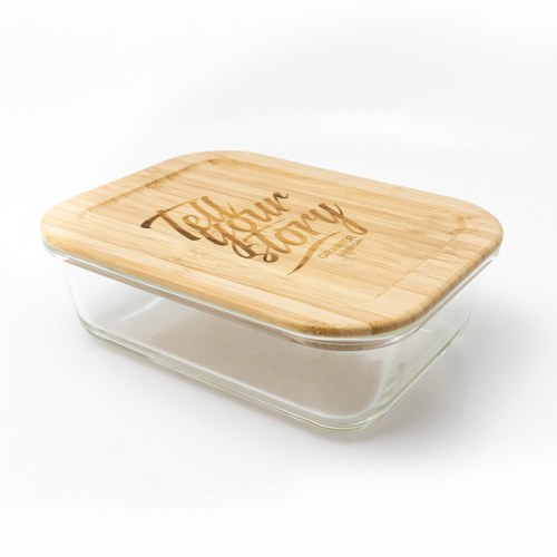 Lunch box Glasial 1000 ml, brązowy