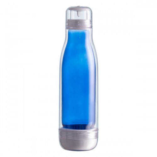 Butelka szklana z osłoną Smart 520 ml, niebieski