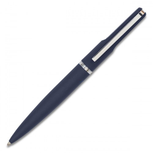 Metalowy długopis w pudełku Saba, granatowy