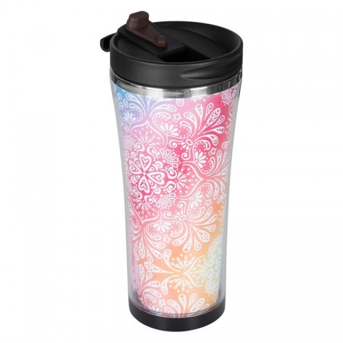 Kubek termiczny 500 ml, miejsce na kartkę z nadrukiem full colour | Etta
