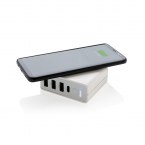 Adapter podróżny, bezprzewodowy power bank 6700 mAh