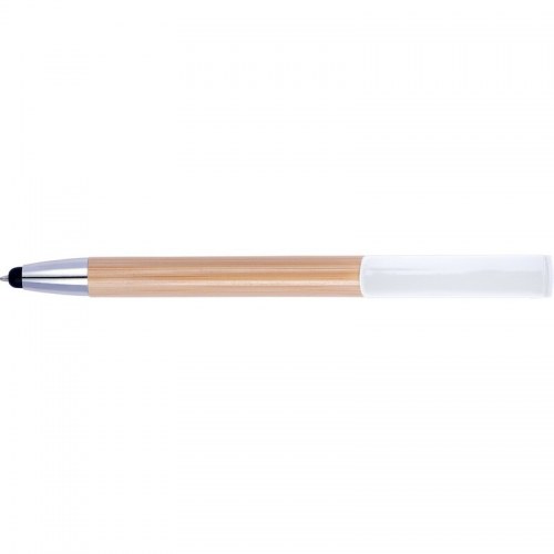 Bambusowy długopis, touch pen, stojak na telefon