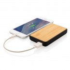 Bambusowy power bank 5000 mAh