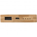 Bambusowy power bank 4000 mAh