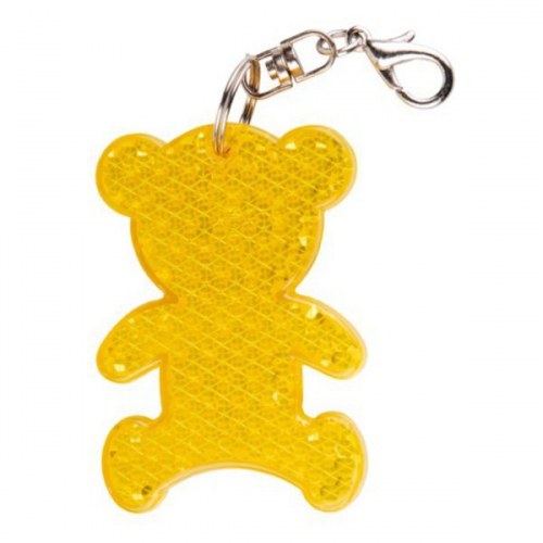 Brelok odblaskowy Teddy, żółty