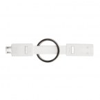Brelok USB Hook Up, biały