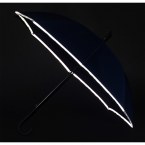 Parasol z taśmą odblaskową Refu, niebieski