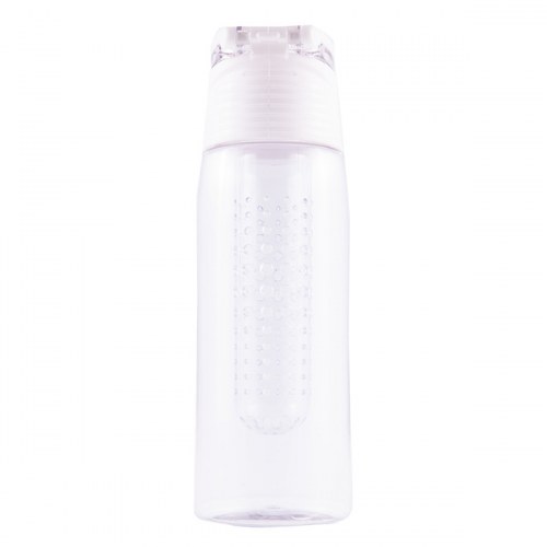 Bidon Mint 700 ml, biały/transparentny