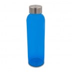 Kolorowa, szklana butelka Aqua Kuba 500 ml, niebieski