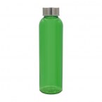Kolorowa, szklana butelka Aqua Kuba 500 ml, zielony