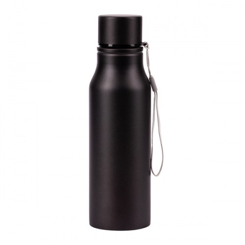 Bidon stalowy Fun Tripping 700 ml, czarny - druga jakość