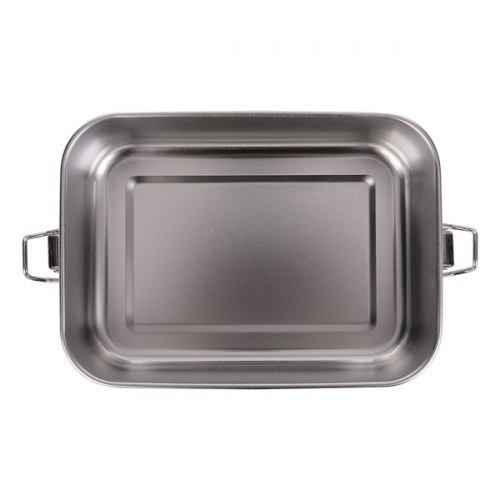 Stalowy lunch box 800 ml Somerton, srebrny - druga jakość