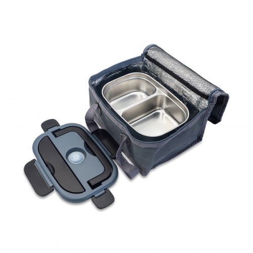 Lunch box z podgrzewaczem Heatmate, szary