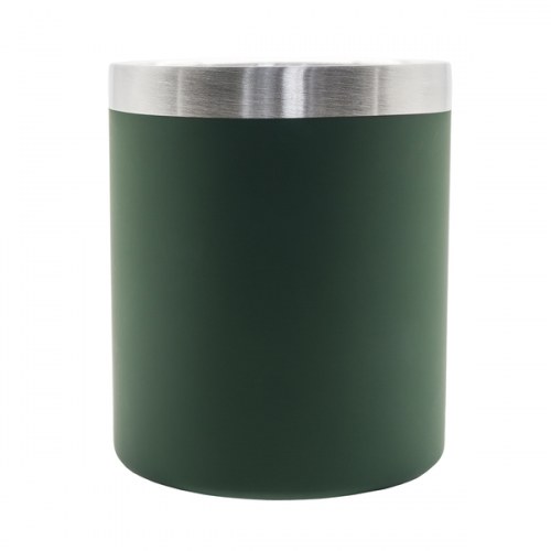 Kubek stalowy Magaro 300 ml, ciemnozielony