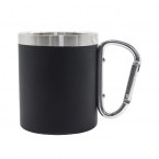 Kubek stalowy Magaro 300 ml, czarny
