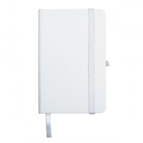 Notatnik 130x210/80k kratka Asturias, biały - druga jakość