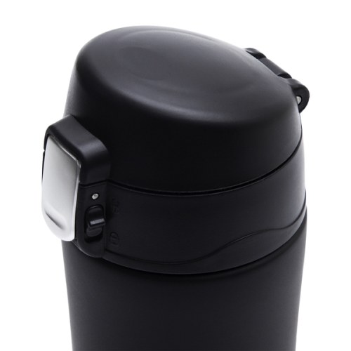 Kubek izotermiczny Secure 400 ml, czarny - druga jakość