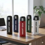 Kubek próżniowy Bergen 340 ml, granatowy