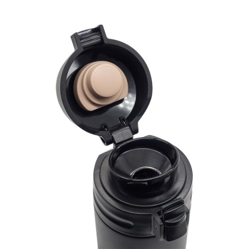 Kubek termiczny Olten 400 ml, czarny