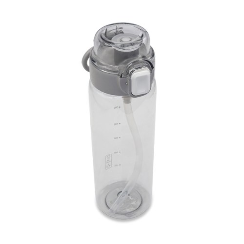 Bidon ze słomką Amad 800 ml, szary