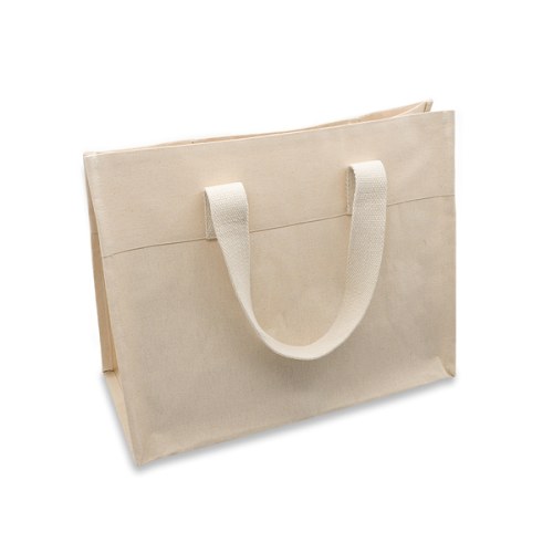 Torba bawełniana z kieszonką Alinea, beżowy