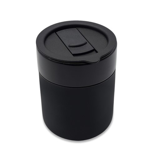 Kubek ceramiczny Caldo 370 ml, czarny