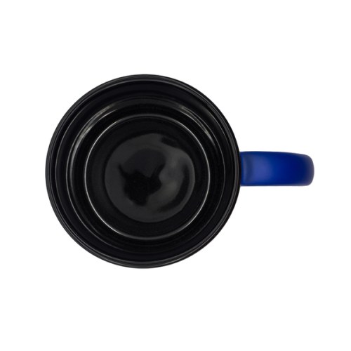 Kubek ceramiczny Velluto 350 ml, niebieski