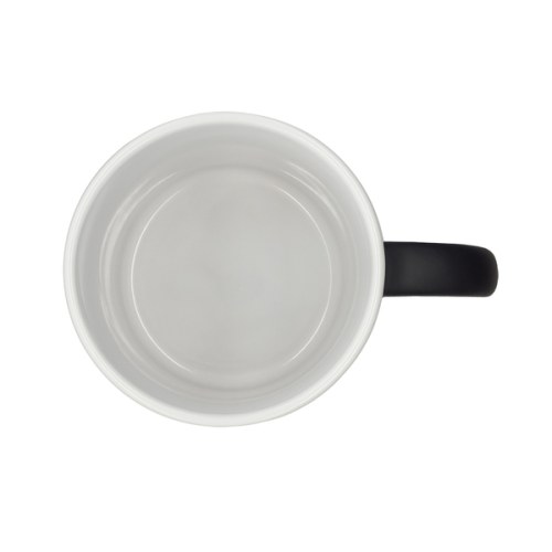 Kubek ceramiczny Velutti 350 ml, czarny