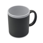 Kubek ceramiczny Velutti 350 ml, szary