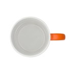 Kubek ceramiczny Velutti 350 ml, pomarańczowy