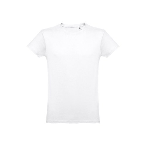 THC LUANDA WH. T-shirt męski z bawełny rurkowej. Kolor biały