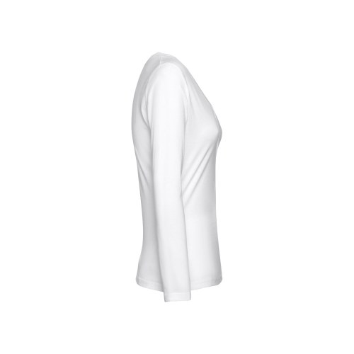 THC BUCHAREST WOMEN WH. T-shirt damski z długim rękawem taliowany