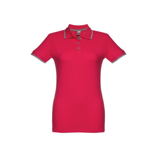 THC ROME WOMEN. Damski slim fit polo t-shirt