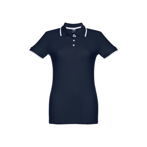 THC ROME WOMEN. Damski slim fit polo t-shirt