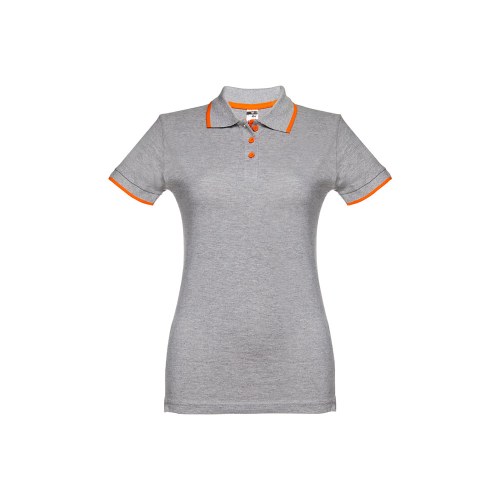 THC ROME WOMEN. Damski slim fit polo t-shirt