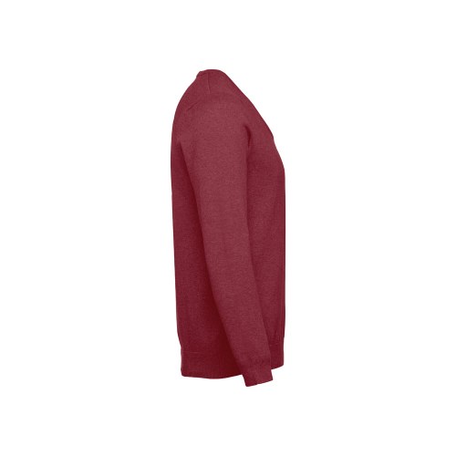 THC MILAN. Męski sweter V-neck z bawełny i poliamidu