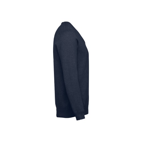 THC MILAN. Męski sweter V-neck z bawełny i poliamidu