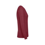 THC MILAN WOMEN. Damski sweter z dekoltem V-neck z bawełny i poliamidu