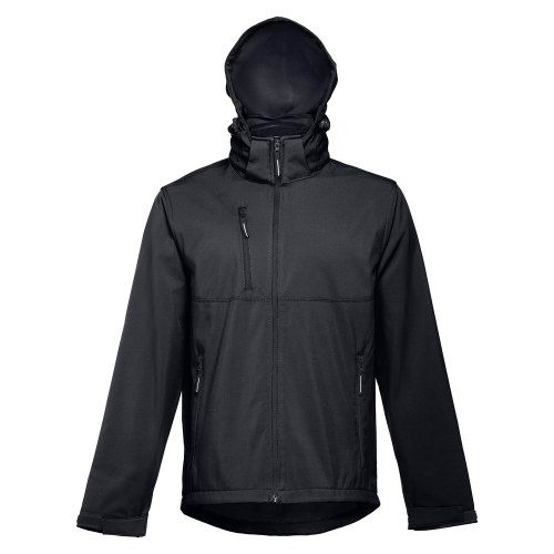 THC ZAGREB. Męska kurtka softshell z poliestru i elastanu