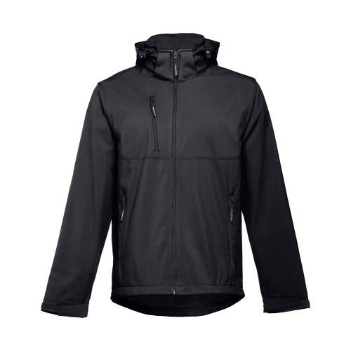 THC ZAGREB. Męska kurtka softshell z poliestru i elastanu