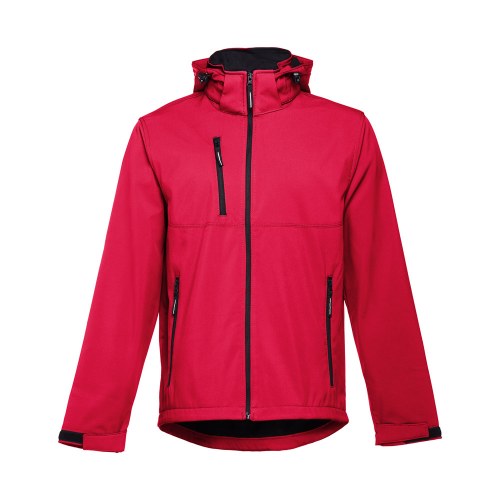 THC ZAGREB. Męska kurtka softshell z poliestru i elastanu
