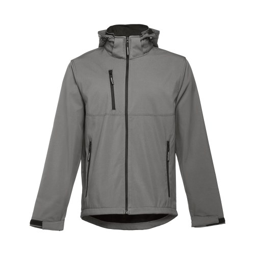 THC ZAGREB. Męska kurtka softshell z poliestru i elastanu