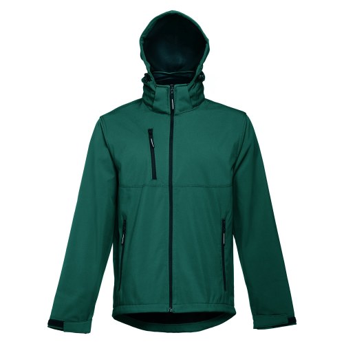 THC ZAGREB. Męska kurtka softshell z poliestru i elastanu