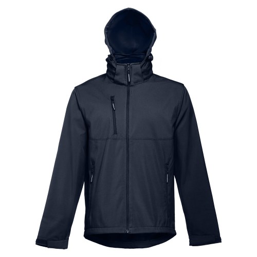 THC ZAGREB. Męska kurtka softshell z poliestru i elastanu