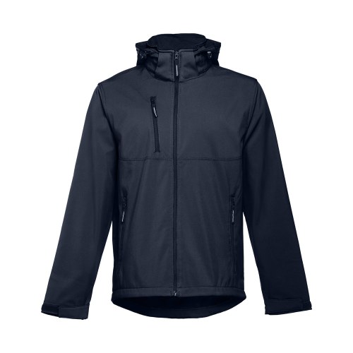 THC ZAGREB. Męska kurtka softshell z poliestru i elastanu