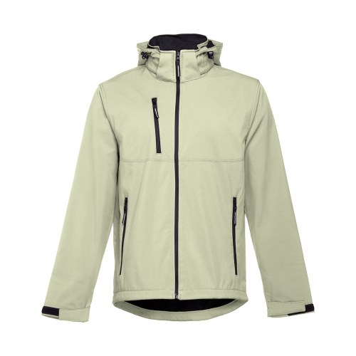 THC ZAGREB. Męska kurtka softshell z poliestru i elastanu